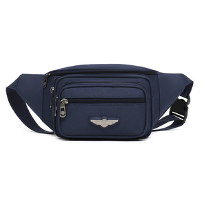 Sac de poitrine OEM pour homme, étanche, tendance, avec fermeture éclair, en toile, grande capacité, design durable, sac banane - Product Image 2