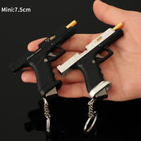 Prix d'usine TTIG34 Alloy Empire Metal 7.5 CM Porte-clés pistolet jouet à éjection de douilles avec balles réduites
