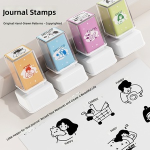Sello Original Hecho a Mano para Diario, Pequeña Flor Roja, Bien Hecho, Recompensa, Incentivo, Sello <span class=keywords><strong>de</strong></span> Calificación para Maestros, Hecho en Hunan, Modelo JLYZ - Product Image 3