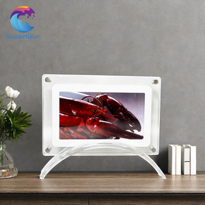 Superlieur 7.0英寸数码照片显示视频电子图片播放运动液晶时钟MP3亚克力视频框架 - Product Image 1