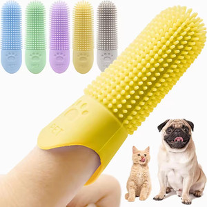 Brosse à dents en silicone souple à 360 degrés pour chiens et chats, nettoyage des dents, vente en gros d'usine, pas cher - Product Image 1