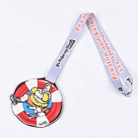 Médaille de finisseur de marathon personnalisée en alliage de zinc 3D en relief, OEM ODM, récompense pour compétition sportive
