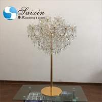 Jiuzin — bougeoirs à 18 bras en cristal, support de fleurs magnifique pour centre de table de mariage, ZT-325L