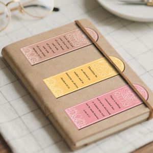 Ensemble de 30 marque-pages personnalisés avec versets bibliques, marque-pages en papier de forme irrégulière et pinces de lecture |   Parfait pour offrir en cadeau - Product Image 4