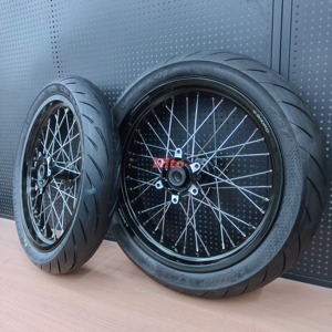 Juego de Ruedas Ultra Bee Super Moto para Motocicleta y Neumáticos, <span class=keywords><strong>Accesorios</strong></span> para Bicicleta Eléctrica 100/80-17 130/70-17 - Product Image 1