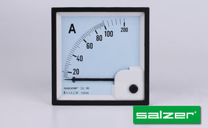 SALZER SA-T96A(F) AC Analogique panel meter Ampèremètre déménagement fer 96x96mm CE approuvé - Product Image 3