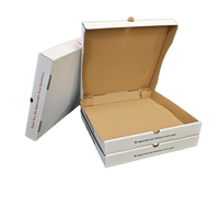 Boîte à pizza pour restaurant à emporter, en kraft recyclé, résistante à la graisse, plusieurs tailles, logo personnalisé, vente en gros, faible MOQ, SP3611