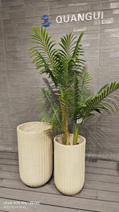 Jardinières en argile de fibre de haute qualité Pots de fleurs en gros prix usine <span class=keywords><strong>pour</strong></span> semer des plantes et la décoration de jardin - Product Image 5