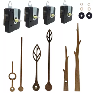 5168 DIY Plastic Quartz <strong>Clock</strong> <strong>Movement</strong> Mechanism <strong>Kits</strong> Modern Silent Wood <strong>Clock</strong> Hands Square Pattern AA Battery Powered Home - Product Image 1