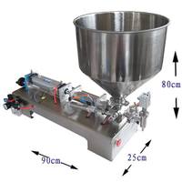Machine de remplissage de débitmètre d'huile comestible de pâte aseptique portable émulsion d'étain machine de remplissage automatique de haute précision