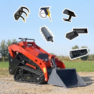 Mini-chargeuse sur chenilles compacte V1000 avec moteur EPA et débroussailleuse intégrée - Product Image 2