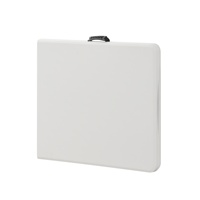 Tables pliantes rectangulaires en plastique blanc, légères et durables, de 1,5 m, pour l'entrée des hôpitaux, les villas, les événements et les fêtes en extérieur