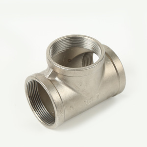 Raccord en T fileté en acier inoxydable 304, raccord en T réducteur avec filetage interne, raccord en T réducteur pour tuyaux en acier inoxydable - Product Image 1