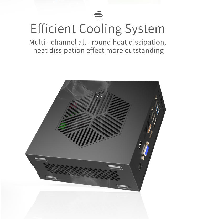 Industrial cheap mini pc core i5 cpu 8g amd win10 gaming desktop pc