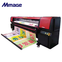 Mimage-impresora solvente grande konica 512i, máquina de impresión de banner flexible, 3,2 m, 10 pies