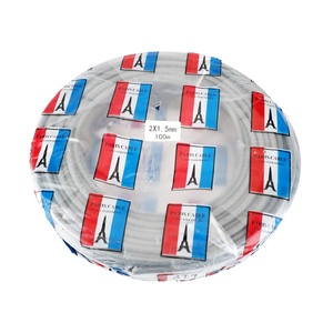 Câble PARIS 2 conducteurs 3 conducteurs Câble PARIS 2*1.5 2*2.5 mm² Fil de cuivre Câble électrique souple <span class=keywords><strong>2G</strong></span> 3G - Product Image 2