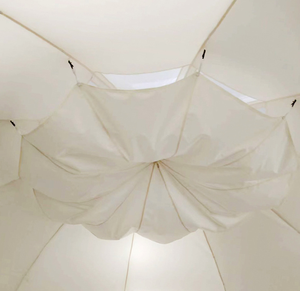 Tienda de campaña de hotel para acampar al aire libre engrosada a prueba de viento campamento de estrellas al aire libre equipado con tienda de lluvia hemisférica - Product Image 4