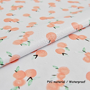 Peach Fruit PVC <strong>Waterproof</strong> <strong>Table</strong> <strong>Cover</strong> Protector Digital Printed Plastic Tablecloth for Home Decoration - Product Image 2