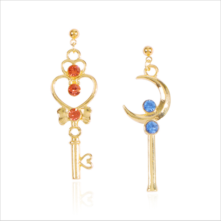 Anime Sailor Moon Earrings Tongkat Sailor Moon Jewelry