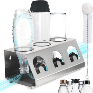 Portabottiglie in acciaio inossidabile di nuovo Design con portabottiglie portabottiglie portabottiglie con coperchio per bottiglie in vetro 3 - Product Image 3