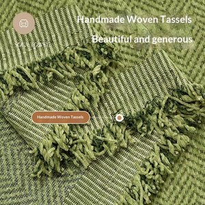 Housse de <span class=keywords><strong>canapé</strong></span> élastique en gros en tissu jacquard chenille chevrons, <span class=keywords><strong>anti</strong></span>-rayures, antidérapante, protection textile pour <span class=keywords><strong>canapé</strong></span> - Product Image 6