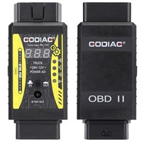 Adaptador GODIAG GT106 PLUS de 24V a 12V para Camiones de Trabajo Pesado con Función de Limpieza y Prueba de Inyectores de Combustible y Prueba de Relés para Autos y Camiones