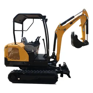 Hot Sale And Cheap Price Towable Earth Moving Machinery Kubota Engine Excavator Rubber Tracks Tractor