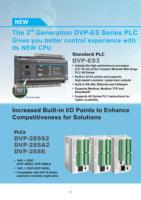 Controlador de Movimiento PLC de Gama Alta Delta Serie DVP-SV2 DVP28SV11T2 con Puertos Ethernet Duales