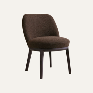 Chaise de salle à manger en teck massif Orion avec un design contemporain et minimaliste pour les restaurants à domicile, les bureaux à domicile, les salons - Product Image 1