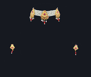 Conjunto de collar de diseñador de calidad premium para damas de honor de novias y ropa de moda elegante a los mejores precios - Product Image 3