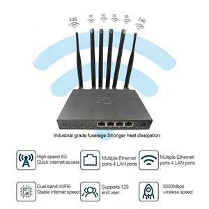 Router CPE OpenWRT AX3000 MTK7981B WIFI6 5G con Ranura para Tarjeta SIM, <span class=keywords><strong>4</strong></span> Puertos LAN, Router Inalámbrico Wifi, Punto de Acceso Móvil - Product Image 4