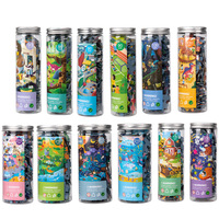 Cubes magiques en bambou pour enfants, jouet de puzzle, cadeau de maternelle, 0-24 mois, emballé, stockage, vente en gros directe d'usine