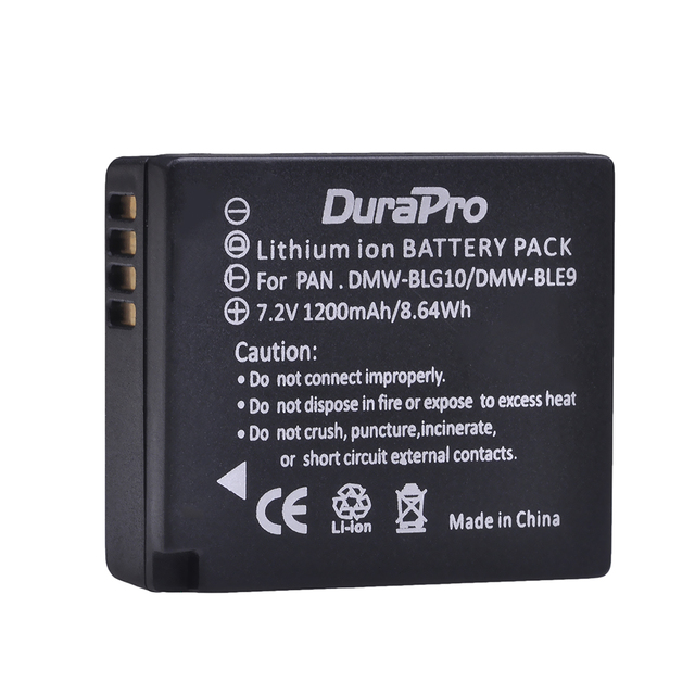 DMW-BLG10 BLG10 BLG10E BLE9 BLE9E 1200mAh Battery for Pana Sonic Lumix DMC GF6 GX7 GF3 GF5 Camera