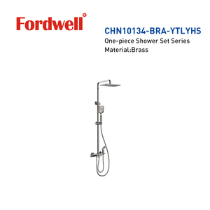 Bathroom Wall Mounted Chrome Shower Set Brass Shower Faucet with <strong>Shattaf</strong> for Hotel - Product Image 2