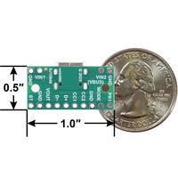 Carte de raccordement multiplexeur d'alimentation TPS2116 avec connecteur USB Type-C, module de commutation automatique de l'alimentation à double canal pour le bricolage