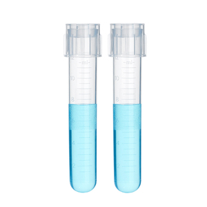 Tubo de Agitación de Laboratorio de 12 ml, Estéril, Desechable, con Tapa de Rosca, Transparente, para Cultivo Celular - Product Image 1