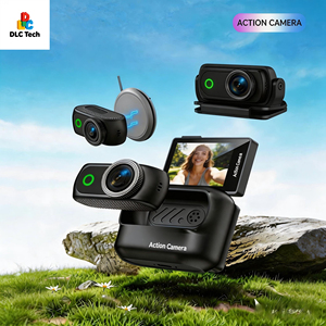 Caméra d'action 4K DLC avec corps magnétique détachable, caméscope sportif WiFi, stabilisation EIS, écran réversible pour les sports de plein air - Product Image 5