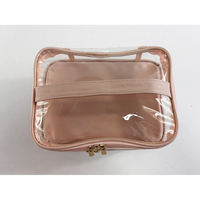 Trousse de Maquillage Professionnelle Portable en PU Double Couche, Grande Capacité, avec Fermeture Éclair, Compartiment Transparent Amovible pour Pinceaux