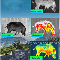 LUXUN TU120 3 en 1 Thermoscope infrarouge de vision nocturne Thermoscope d'imagerie thermique pour viseur laser 5 options de réticule de visée