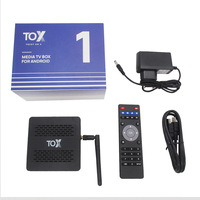 Set-Top Box TOX1 S905X3, Android 9.0, DDR3, 4GB+32GB, Pemutar Jaringan