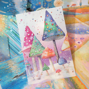 สติกเกอร์สัตว์เลี้ยงพื้นหลังชิ้น/แพ็ค10ภาพชุดความฝันแนวแฟนตาซีความลับภูมิทัศน์ธีมภูมิทัศน์ - Product Image 2