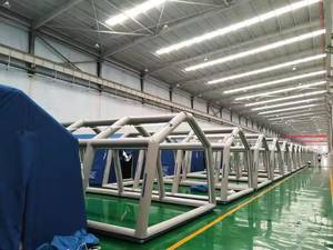 Al Aire Libre impermeable un dormitorio estructura Camping casa lona tienda de aire con tela Oxford para campistas - Product Image 2