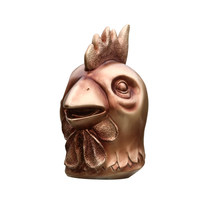 Ornements décoratifs en résine de style antique, entièrement faits à la main, style classique Ming-Qing, animaux du zodiaque sculptés dans la pierre, collection ancienne été
