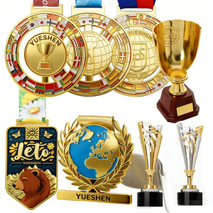 YUESHEN - Entrega Rápida, Medalla de Fútbol 3D Personalizada, Fundición a Presión, Oro, Plata, Bronce, Premio de Karate - Product Image 4