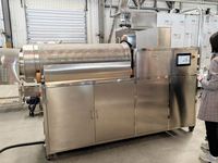 Ligne de production de pop-corn au caramel à air chaud, machine industrielle de fabrication de pop-corn à vendre