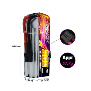 TERANTY 3S 11.4V 900mAh 70C/140C Lipo pil uzaktan kumandalı Drone modeli gemi modeli araba modeli FPV hafif HV lityum pil - Product Image 5
