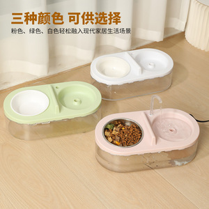Distributeur d'eau automatique pour chat, à circulation continue, électrique, à bol unique, en plastique, intelligent, grande capacité. - Product Image 3