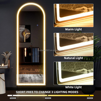 Miroir LED de salle de bain ETL CE SAA avec écran tactile, multifonction, anti-buée, éclairage réglable, miroir intelligent pour vanité