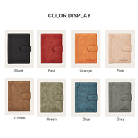 Dompet Paspor Kulit PU Grosir untuk Perjalanan Jauh, Logo Dapat Disesuaikan, Tempat Kartu, Anti RFID, Kapasitas Besar, Bahan Poliester
