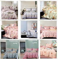 Taille personnalisée plusieurs motifs disponibles 100% coton tissu broderie housse de couette ensemble avec taie d'oreiller